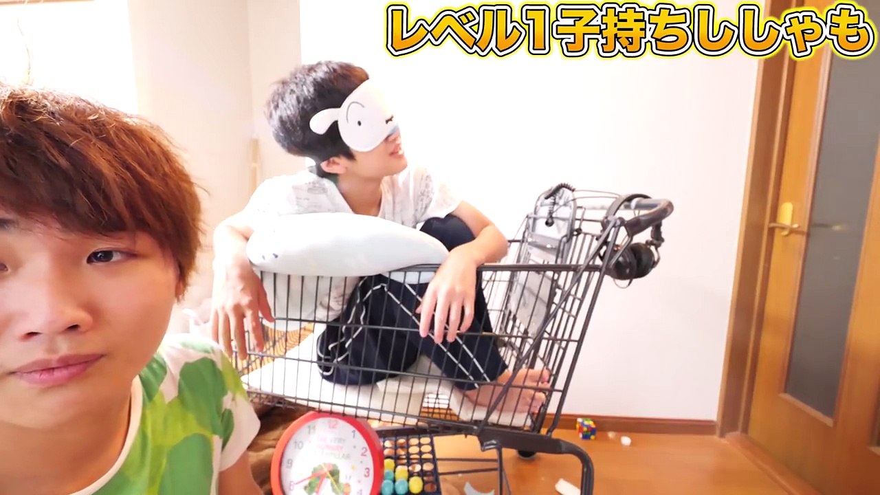 【衝撃】24時間ショッピングカートにいた人が降りたらどうなるの？Part3【24時間生活】