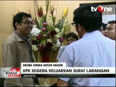 KPK Larang Pejabat dan PNS Pakai Mobil Dinas untuk Mudik