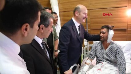 Adıyaman Bakan Soylu'dan Yaralı Askerlere Ziyaret