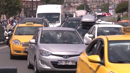 İstanbul- İstanbul'da Turistlerin Taksi İsyanı
