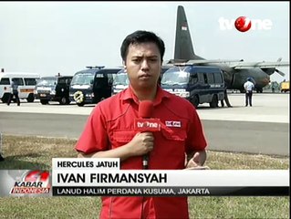 8 Jenazah Korban Hercules Tiba di Lanud Halim Perdanakusuma