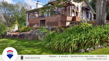 Maison - à vendre - Sainte-Anne-des-Lacs - 20680012