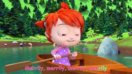 Row Row Row Your Boat - Cocomelon (ABCkidTV) Nursery Rhymes & Kids Songs