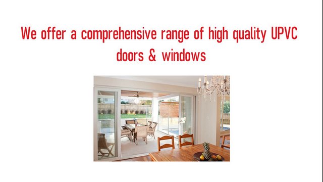 UPVC Windows And Doors Sydney