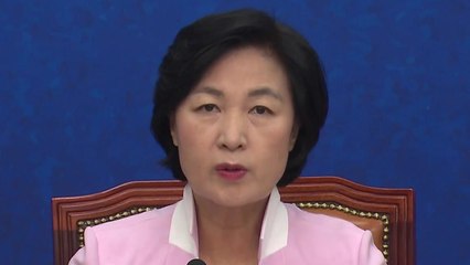 추미애 "김경수 영장 청구는 정치 특검의 면피용" / YTN