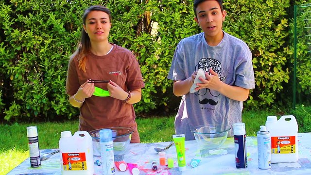 ON FAIT DU SLIME LES YEUX BANDÉS EN 5 MINUTES !! JustJonathan