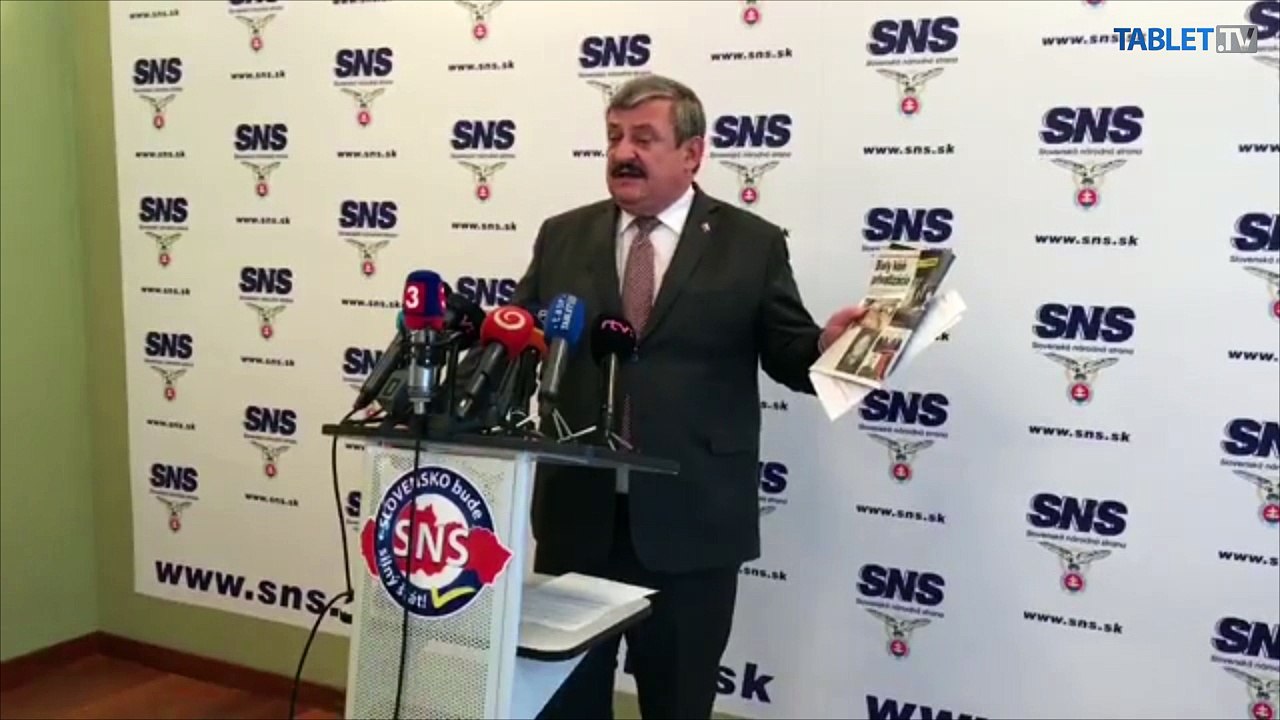 ZÁZNAM: TK podpredsedu SNS a predsedu Výboru NR SR pre obranu a bezpečnosť Antona Hrnka