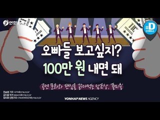"아이돌그룹 공연장 표가 1천500만원이라니"