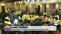South and North Korean families to spend 11 hours together over three days at family reunions