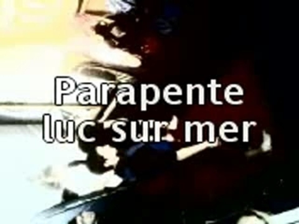 Parapente à luc sur mer