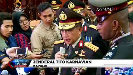 Kapolri Lantik Komjen Ari Dono Jadi Wakapolri