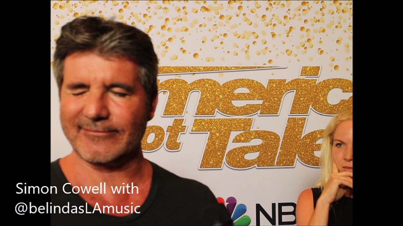 Simon Cowell at America's Got Talent Season 13 Week 1 Interviews