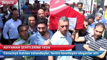 Adıyaman şehitlerine veda