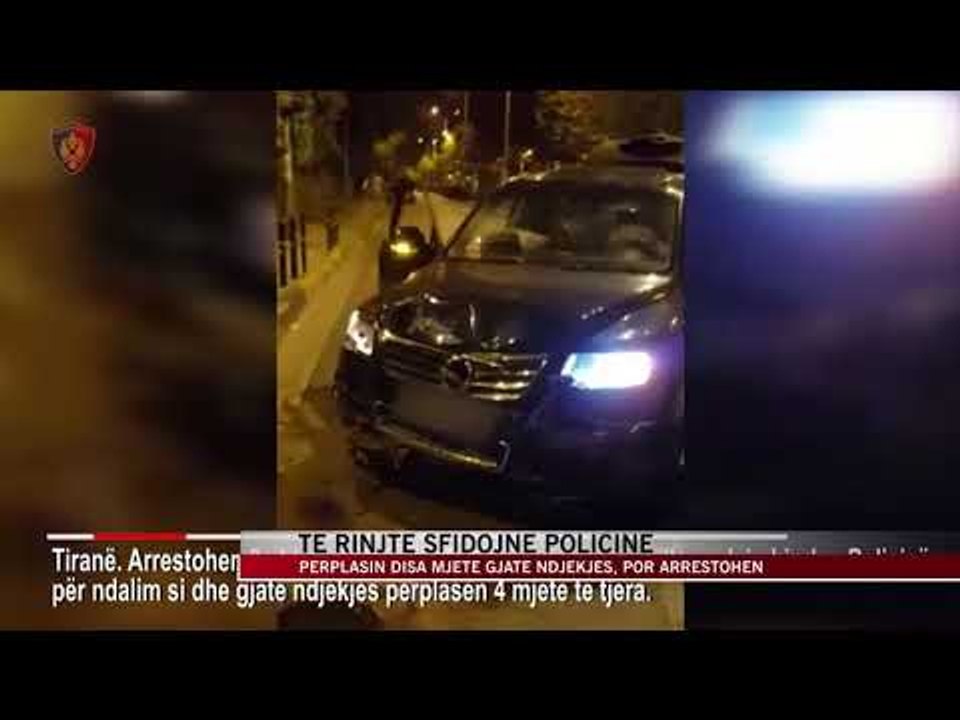 Ndjekje nga policia, 2 të rinj shkaktojnë aksident në Tiranë - News, Lajme - Vizion Plus