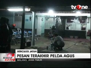 Sebelum Terbang, Pelda Agus Titipkan Anak ke Istri