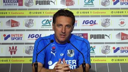 Avant le match, Christophe Pélissier ASC-MHSC