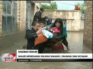 Lebih Dari 1000 Rumah Rusak Akibat Badai Monsoon di Tiongkok