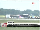Diteror Bom, Pesawat Maskapai Penerbangan Kanada Mendarat Darurat
