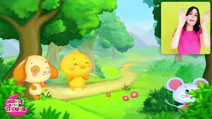Promenons-nous dans les bois - Comptines à gestes pour bébés - Titounis