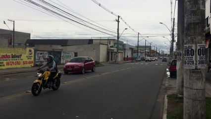 Rua é desocupada em Novo Horizonte, na Serra
