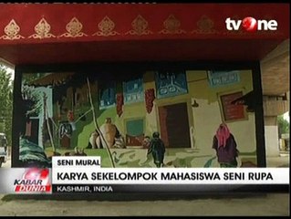 Warna-warni Mural di Jalanan Kota Srinagar