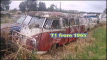 VW Bulli needs help -  T1 Bulli and T2 on a lost place, Land Rover and bones bones ..Australia