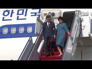 문대통령, 워싱턴D.C. 도착…내일 트럼프 대통령과 정상회담 / 연합뉴스 (Yonhapnews)