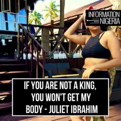 Actress Juliet Ibrahim says she is abstaining from sex until further notice