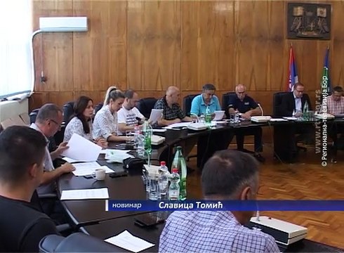 Treća sednica Gradskog veća u Boru, 17.avgust 2018. (RTV Bor)