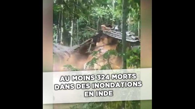 Au moins 324 morts dans des inondations en Inde