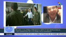 Rojas: Colombia tiene déficit de democracia y de garantías de DDHH