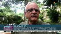 El Salvador: organizaciones se manifiestan en apoyo a Venezuela