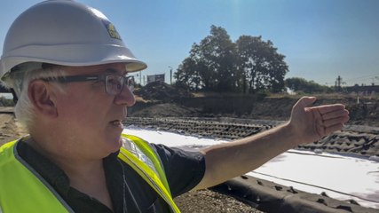 Des caniveaux et des bassins contre la pollution