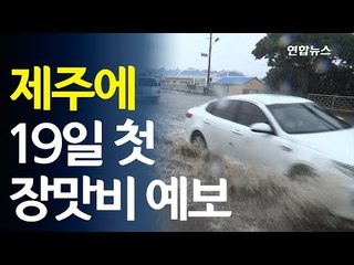 (영상) 제주에 19일 첫 장맛비 예보…본격 영향권은 '아직' / 연합뉴스 (Yonhapnews)