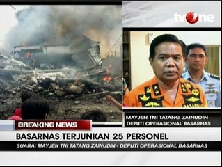 Basarnas Terjunkan 25 Personel untuk Evakuasi Korban