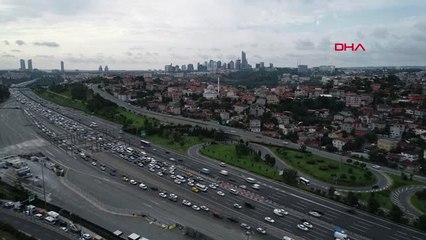 İstanbul Trafiğinde Son Durum Havadan Görüntülendi Hd