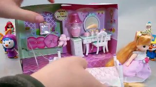 Little Princess Doll Dressing Table Bedroom Cooking Kitchen Toys