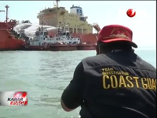 Kapal Tanker Ditabrak Kapal Kargo di Perairan Surabaya
