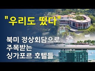 "우리도 떴다" 북미 정상회담으로 주목받는 싱가포르 호텔들 / 연합뉴스 (Yonhapnews)