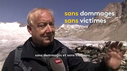 Suisse : les vestiges d'un avion retrouvés sur un glacier