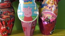 3 Huevos Sorpresa GIGANTES de Peppa Pig, Disney Pixar Cars 2 y Princesas Disney