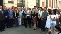 Políticos madrileños muestran su solidaridad con Cataluña