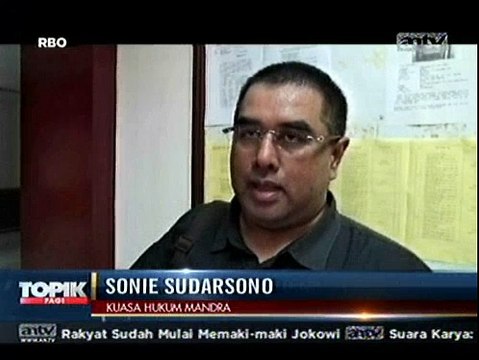 Berkas Korupsi Mandra Diserahkan ke Kejari Jakpus