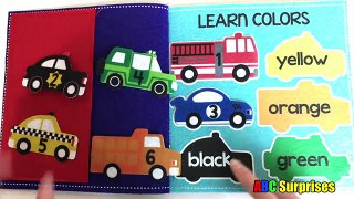 FUN LEARNING COLORS WITH CARS MATCHING GAME BOOK FOR KIDS