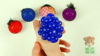 Learn Colors with Squishy Balls and Olie