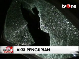 Kaca Mobil Mewah Dijebol Perampok Saat Pemilik Salat Tarawih