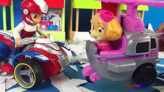 Paw Patrol Clean Up Adventure Bay Chase Rubble Ryder Patrulla de Cachorros Rescue Run