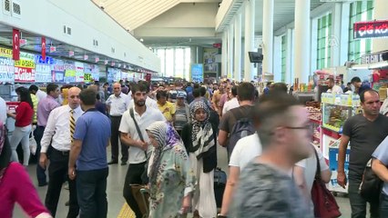 AŞTİ'de Kurban Bayramı yoğunluğu - ANKARA