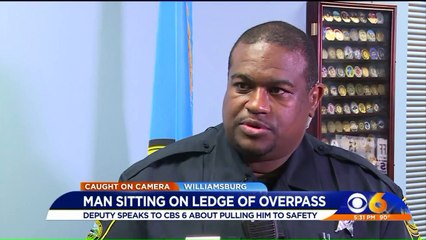 Body Camera Video Shows Deputy Stop Man from Jumping Off Overpass