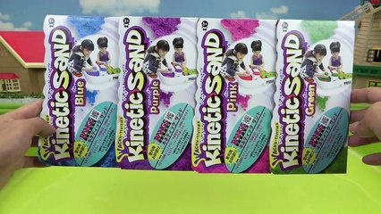 カラフルな砂！キネティックサンドとアンパンマン Colorful and fun! Kinetic Sand